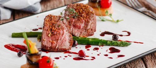 Food Gourmet Veal Medallions Luxury Lifestyle Expensive Restaurant Recipe Serving Concept